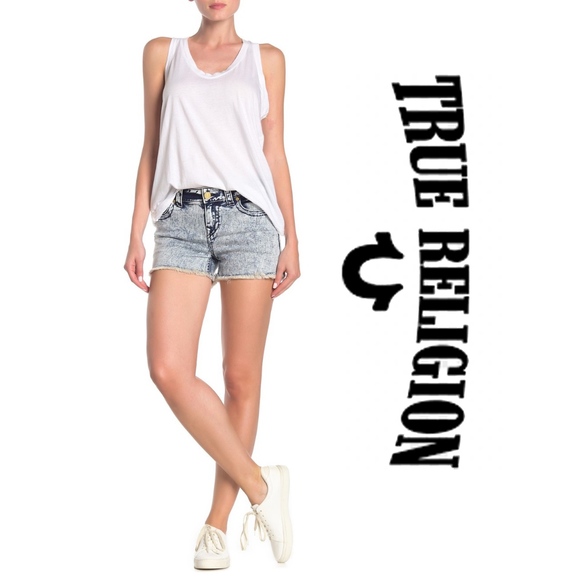 True Religion Kiera Acid Shorts